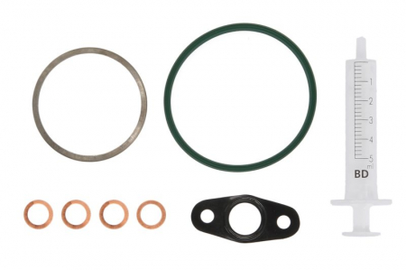 Set montaj esapament - Set montaj turbocompresor potrivit BMW 1 (F20), 1 (F21), 3 (E90), 3 (E91), 3 (E92), 3 (E93), 3 (F30, F80), 3 (F31), 3 GRAN TURISMO (F34), 5 (F10), 5 (F11) 2.0D 12.04-