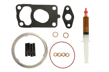 Set montaj esapament - Set montaj turbocompresor potrivit BMW 3 (E90), 3 (E91), 3 (E92), 5 (E60), 5 (E61), 6 (E63), 6 (E64), X3 (E83), X5 (E70), X6 (E71, E72) 3.0D 03.06-07.13
