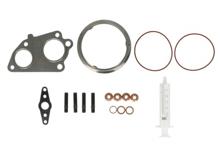 Set montaj esapament - Set montaj turbocompresor potrivit BMW 3 (E90), 3 (E91), 3 (E92), 5 (E60), 5 (E61), 6 (E63), 6 (E64), X3 (E83), X5 (E70), X6 (E71, E72) 3.0D 03.06-07.13