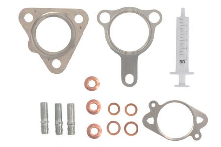 Set montaj esapament - Set montaj turbocompresor potrivit CHEVROLET CRUZE, TRAX; OPEL ASTRA H, ASTRA H CLASSIC, ASTRA H GTC, ASTRA H/KOMBI, ASTRA J, ASTRA J GTC, CORSA D, MERIVA A, MERIVA B 1.7D 08.06-