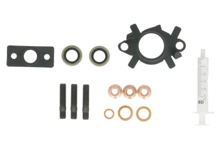 Set montaj esapament - Set montaj turbocompresor potrivit CITROEN C3 PICASSO, C4, C4 GRAND PICASSO I, C4 I, C4 PICASSO I, C5 II, C5 III, C5/KOMBI, C8, JUMPY II; FIAT SCUDO, ULYSSE; FORD C-MAX 1.6D/2.0D 10.03-