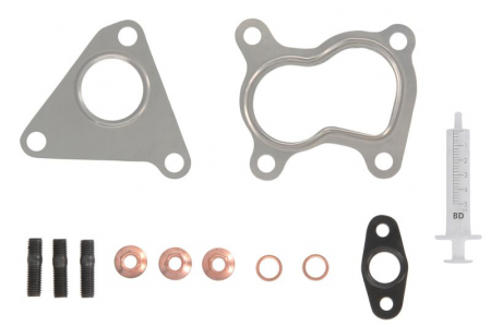 Set montaj esapament - Set montaj turbocompresor potrivit DACIA LOGAN; NISSAN ALMERA II, KUBISTAR, MICRA III, NOTE; RENAULT CLIO II, CLIO II/HATCHBACK, CLIO III, KANGOO, KANGOO EXPRESS, LOGAN I, MEGANE II 1.5D 06.01-