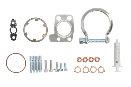 Set montaj esapament - Set montaj turbocompresor potrivit DS DS 3, DS 4; CITROEN BERLINGO, BERLINGO MULTISPACE, BERLINGO/MINIVAN, C3 AIRCROSS II, C3 II, C3 III, C3 PICASSO, C4 CACTUS, C4 GRAND PICASSO II 1.6D 04.14-