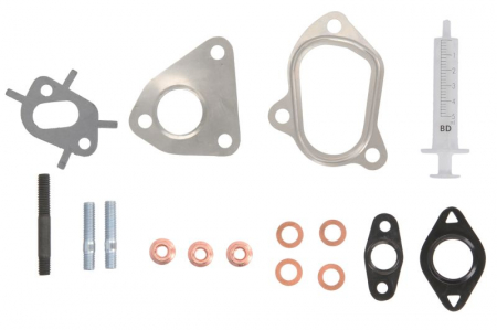 Set montaj esapament - Set montaj turbocompresor potrivit FIAT 500, 500 C, DOBLO, DOBLO/MINIVAN, FIORINO/MINIVAN, GRANDE PUNTO, IDEA, PALIO, PANDA, PANDA/HATCHBACK, PUNTO, PUNTO EVO 1.3D 06.03-