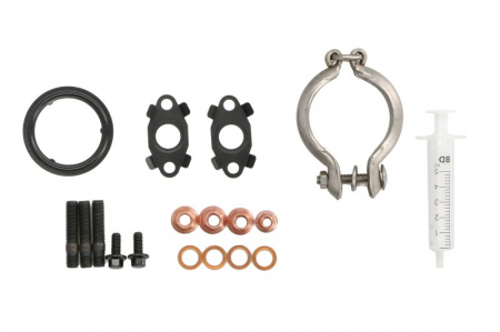 Set montaj esapament - Set montaj turbocompresor potrivit FORD C-MAX, FOCUS C-MAX, FOCUS II, GALAXY II, MONDEO IV, S-MAX, TOURNEO CONNECT, TRANSIT CONNECT 1.8D 06.02-06.15