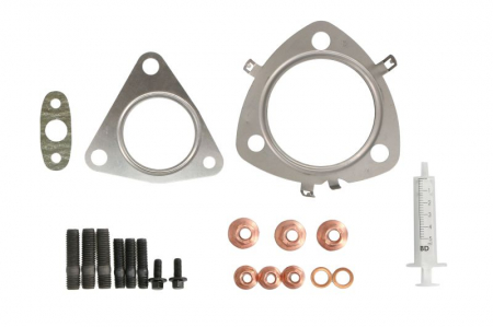 Set montaj esapament - Set montaj turbocompresor potrivit FORD TOURNEO CUSTOM V362, TRANSIT, TRANSIT CUSTOM V362, TRANSIT TOURNEO, TRANSIT V363 2.2D 10.07-