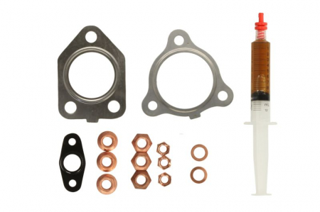 Set montaj esapament - Set montaj turbocompresor potrivit HYUNDAI H-1, H-1 / STAREX, H-1 CARGO, H-1 TRAVEL; KIA SORENTO I 2.5D 07.01-