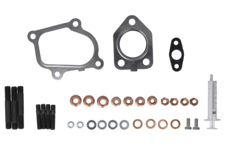 Set montaj esapament - Set montaj turbocompresor potrivit HYUNDAI H-1, H-1 / STAREX; KIA SORENTO I 2.5D 07.01-12.11