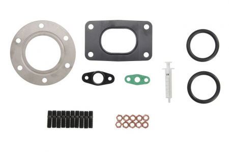 Set montaj esapament - Set montaj turbocompresor potrivit MERCEDES ACTROS, ACTROS MP2 / MP3; SETRA 400 OM541.920-OM542.961 04.96-