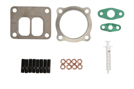 Set montaj esapament - Set montaj turbocompresor potrivit MERCEDES ATEGO, ATEGO 2, AXOR, AXOR 2, CITARO (O 530), CONECTO (O 345), ECONIC, OH OM902.913-OM909.921 01.70-