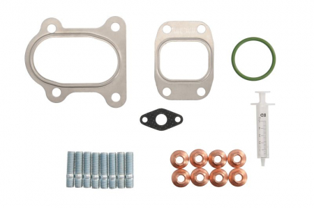 Set montaj esapament - Set montaj turbocompresor potrivit MERCEDES ATEGO, ATEGO 2, CITO (O 520), OF, OH, UNIMOG, VARIO (B670, B668, B667) OM900.911-OM924.913 01.70-