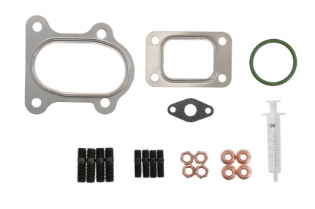 Set montaj esapament - Set montaj turbocompresor potrivit MERCEDES ATEGO, ATEGO 2, LK/LN2, UNIMOG, VARIO, VARIO (B667, B670, B668), VARIO (B670) OM900.911-OM904.964 03.96-
