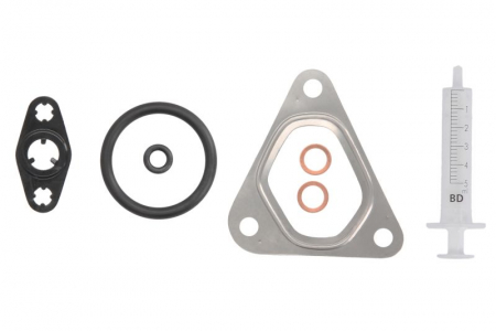 Set montaj esapament - Set montaj turbocompresor potrivit MERCEDES C (CL203), C T-MODEL (S202), C T-MODEL (S203), C (W202), C (W203), CLC (CL203), CLK (C209), E T-MODEL (S210) 2.0D-3.2D 09.97-