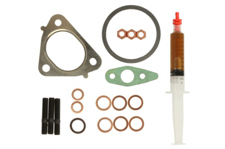 Set montaj esapament - Set montaj turbocompresor potrivit MERCEDES SPRINTER 3,5-T (B906); VOLVO S60 I, V70 II, V70 III, XC90 I 2.4D/3.0D 01.01-12.14