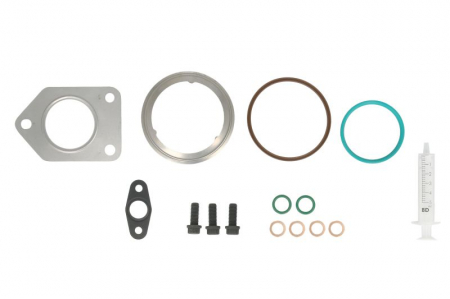 Set montaj esapament - Set montaj turbocompresor potrivit MINI (R56), (R57), (R58), (R59), CLUBMAN (R55), CLUBVAN (R55), COUNTRYMAN (R60), PACEMAN (R61); TOYOTA AURIS, AVENSIS, RAV 4 IV, VERSO 1.6D/2.0D 05.09-12.18