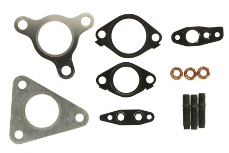 Set montaj esapament - Set montaj turbocompresor potrivit NISSAN ALMERA II, ALMERA TINO, PRIMERA, X-TRAIL I 2.2D 08.00-