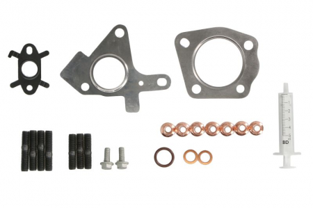 Set montaj esapament - Set montaj turbocompresor potrivit NISSAN QASHQAI I, TIIDA; RENAULT CLIO III, KANGOO II, LAGUNA III, MEGANE II, MODUS, SCENIC II 1.5D 05.05-