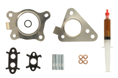 Set montaj esapament - Set montaj turbocompresor potrivit OPEL MOVANO A, VIVARO A 2.5D 10.03-