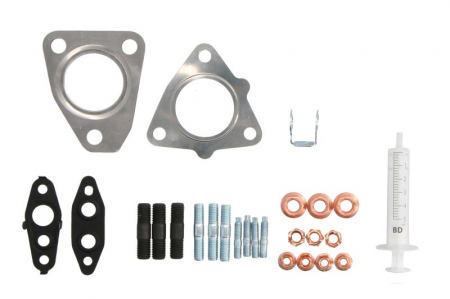 Set montaj esapament - Set montaj turbocompresor potrivit TOYOTA AVENSIS, AVENSIS VERSO, COROLLA, COROLLA VERSO, PREVIA II, RAV 4 II 2.0D 10.99-03.09