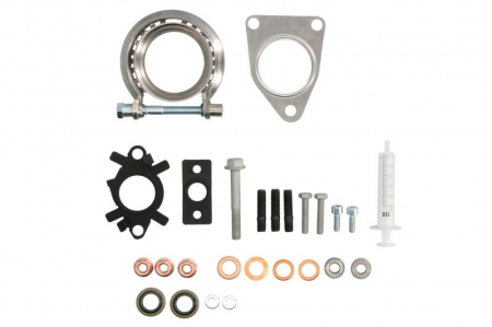 Set montaj esapament - Set montaj turbocompresor potrivit VOLVO C30, C70 II, S40 I, S40 II, S80 II, V50, V70 III; CITROEN C4, C4 GRAND PICASSO I, C4 I, C4 PICASSO I, C5 II, C5 III, C8, JUMPY II; FIAT SCUDO 2.0D 05.99-