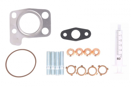 Set montaj esapament - Set montaj turbocompresor potrivit VOLVO C30, S40 II, S60 II, S80 II, V40, V50, V60 I, V70 III; CITROEN BERLINGO, BERLINGO MULTISPACE, BERLINGO/MINIVAN, C3 II 1.4D/1.5D/1.6D 08.05-