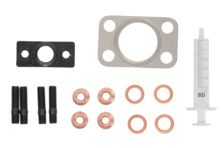 Set montaj esapament - Set montaj turbocompresor potrivit VOLVO C30, S40 II, S80 II, V50, V70 III; CITROEN BERLINGO, BERLINGO MULTISPACE, BERLINGO/MINIVAN, C2, C3 I, C3 II, C3 PICASSO, C4 1.6D 10.03-
