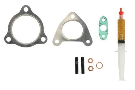 Set montaj esapament - Set montaj turbocompresor potrivit VOLVO S60 I, S80 I, V70 II, XC70 I, XC90 I 2.4D 01.01-04.10