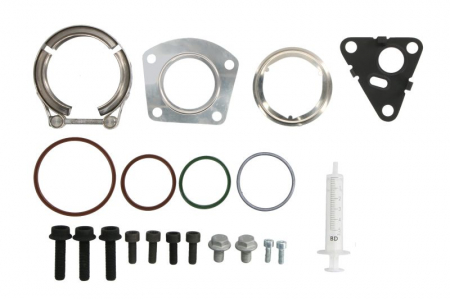 Set montaj esapament - Set montaj turbocompresor potrivit VW MULTIVAN T5, TOUAREG, TRANSPORTER T5 2.5D 01.03-05.10