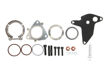 Set montaj esapament - Set montaj turbocompresor potrivit VW MULTIVAN T5, TRANSPORTER T5 2.5D 04.03-11.09