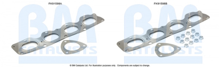 Set montare sistem easpament potrivit ALFA ROMEO 159; FIAT CROMA; OPEL ASTRA H, ASTRA H GTC, SIGNUM, VECTRA C, VECTRA C GTS, ZAFIRA B 1.6/1.8 06.05- [2]