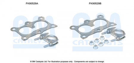 Set montare sistem easpament potrivit AUDI A3; SEAT LEON, TOLEDO II; SKODA OCTAVIA I; VW BORA, BORA I, GOLF IV, NEW BEETLE 1.6 1996-2010 [1]