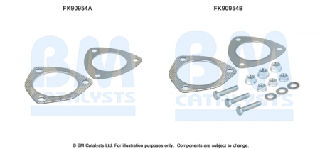 Set montare sistem easpament potrivit AUDI A4 B5, A4 B6, A4 B7, A6 C5; SKODA SUPERB I; VW PASSAT B5, PASSAT B5.5 1.6/1.8/2.0 1996-2008 [2]