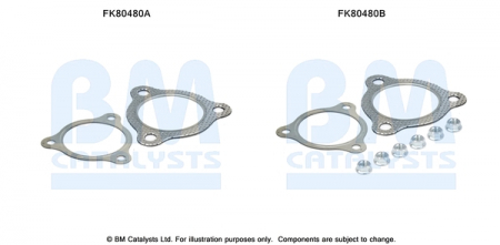 Set montare sistem easpament potrivit AUDI A6 ALLROAD C6, A6 C6 2.7D/3.0D 2004-2011 [1]