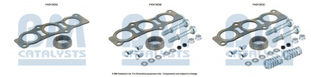 Set montare sistem easpament potrivit CITROEN C1; PEUGEOT 107; TOYOTA AYGO 1.0 2005-2014 [2]