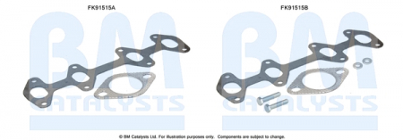 Set montare sistem easpament potrivit FIAT GRANDE PUNTO; LANCIA MUSA, YPSILON 1.2/1.4 06.05- [1]