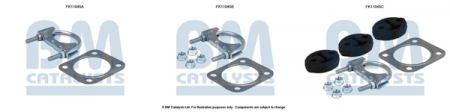 Set montare sistem easpament potrivit FORD TRANSIT, TRANSIT TOURNEO 2.2D 2006-2014 [1]