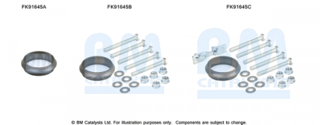 Set montare sistem easpament potrivit MERCEDES C (CL203), C (W203), C T-MODEL (S203), CLK (A209), CLK (C209) 1.8 2002-2010 [2]