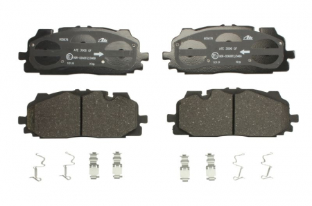 Piese auto electrice - Set placute frana Fata (cu suplimente), potrivit AUDI A4 ALLROAD B9, A4 B9, A5, A6 ALLROAD C8, A6 C8, A7, A8 D5, E-TRON, E-TRON GT, Q3, Q5, Q7, Q8; BENTLEY BENTAYGA 1.4-Electric 01.15-