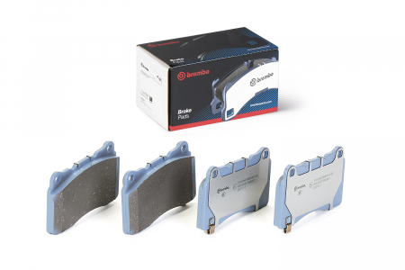 Set placute frana Fata (cu un tampon de amortizare pentru vehicule electrice; fara optionale), potrivit TESLA MODEL 3, MODEL S, MODEL X Electric 09.12- [1]