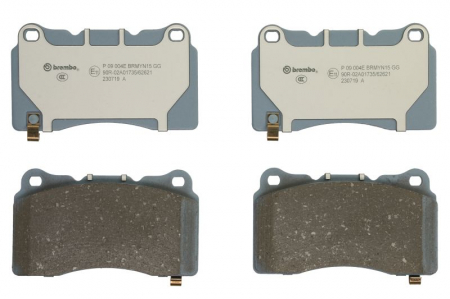 Piese Tesla - Set placute frana Fata (cu un tampon de amortizare pentru vehicule electrice; fara optionale), potrivit TESLA MODEL 3, MODEL S, MODEL X Electric 09.12-