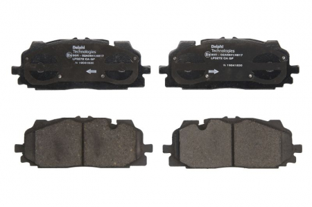 Piese auto electrice - Set placute frana Fata potrivit AUDI A4 ALLROAD B9, A4 B9, A5, A6 ALLROAD C8, A6 C8, A7, A8 D5, E-TRON, Q3, Q5, Q7, Q8; BENTLEY BENTAYGA; SKODA SUPERB III; VW TOUAREG 1.4-Electric 01.15-