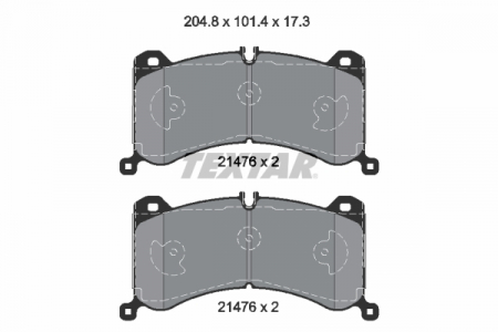 Set placute frana Fata potrivit AUDI E-TRON, Q8 E-TRON Electric 09.18- [1]