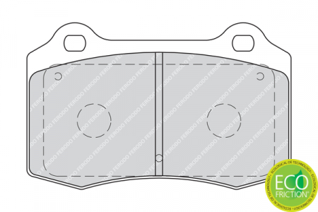 Set placute frana Fata potrivit DS DS 3; CITROEN DS3; FORD FOCUS I; PEUGEOT 208 I; SEAT CORDOBA, IBIZA II; TESLA MODEL X 1.6-Electric 07.00- [2]