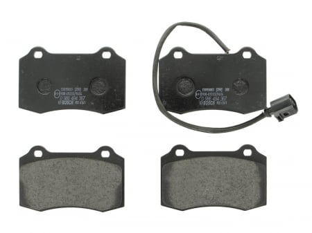 Placute frana - Set placute frana Fata potrivit SEAT LEON, TOLEDO II; TESLA MODEL X 1.4-Electric 10.98-