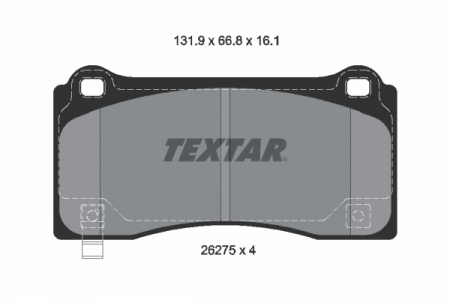 Piese Tesla - Set placute frana Fata potrivit TESLA MODEL 3, MODEL Y Electric 01.17-