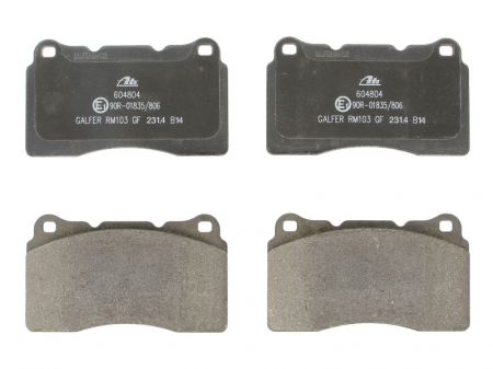 Placute frana - Set placute frana Fata potrivit VOLVO S60 I, V70 II; ALFA ROMEO GIULIETTA; RENAULT MEGANE III 1.6D-2.5 01.03-12.20