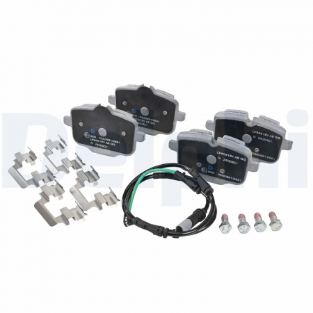 Set placute frana Spate (cu suplimente; cu un tampon de amortizare; pentru vehicule electrice), potrivit BMW IX3 (G08) Electric 09.20- [1]