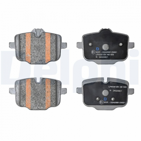 Set placute frana Spate (cu suplimente; cu un tampon de amortizare; pentru vehicule electrice), potrivit BMW IX3 (G08) Electric 09.20- [2]