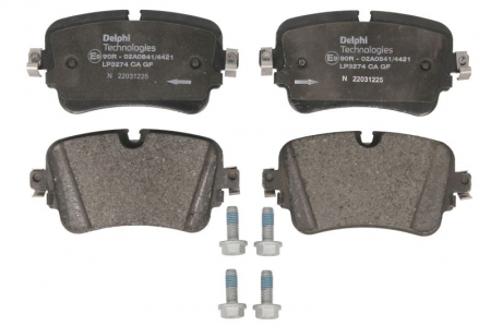 Placute - Set placute frana Spate (cu suplimente; cu un tampon de amortizare), potrivit AUDI A6 ALLROAD C8, A6 C8, A7, A8 D5, E-TRON, Q7, Q8; LAMBORGHINI URUS; SKODA SUPERB III 1.4-Electric 01.15-