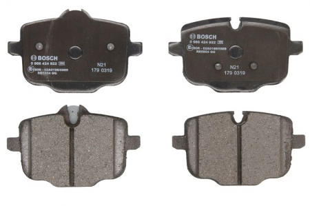 Placute - Set placute frana Spate potrivit BMW 5 (G30, F90), 5 (G31), 6 GRAN TURISMO (G32), 7 (G11, G12), 8 (G14, F91), 8 (G15, F92), 8 GRAN COUPE (G16, F93), IX (I20), X3 (G01) 1.6-Electric 07.15-